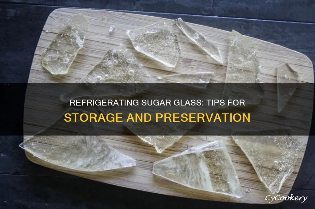 can you refrigerate sugar glass