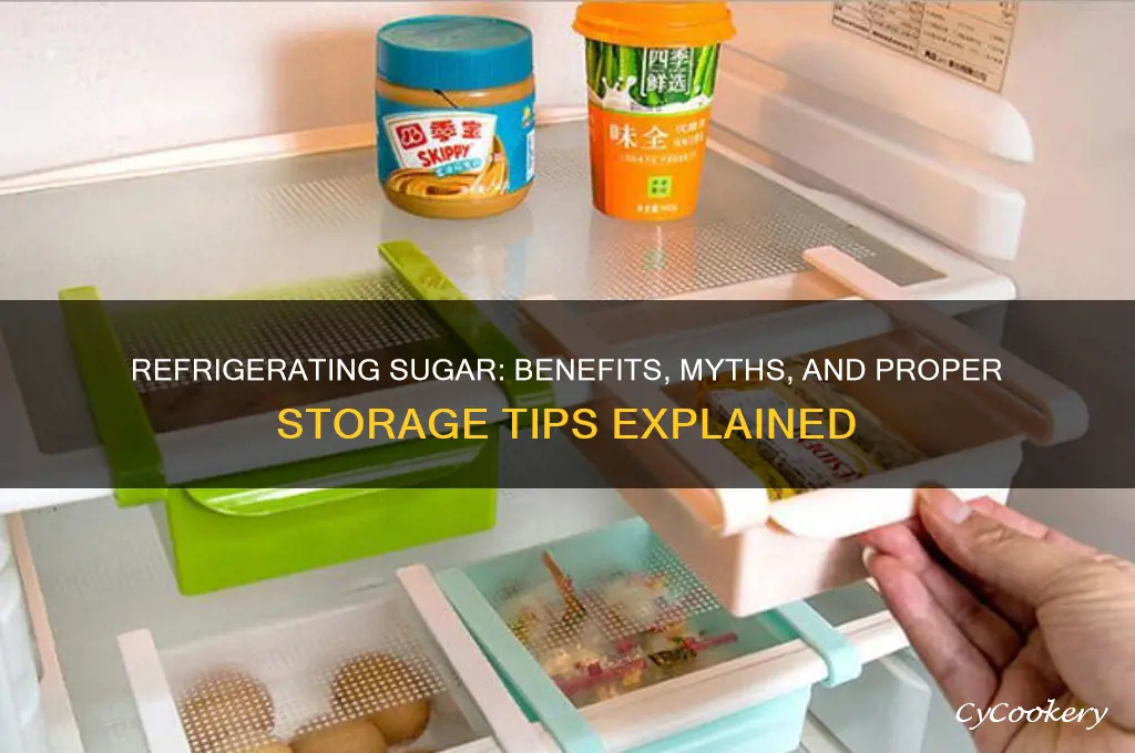 can you refrigerate sugar