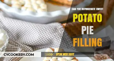 Refrigerating Sweet Potato Pie Filling: Tips for Freshness and Flavor