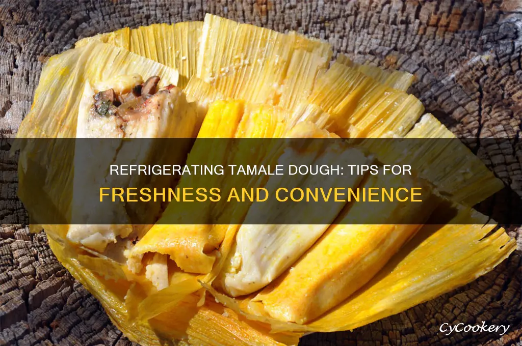 can you refrigerate tamale dough