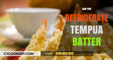 Refrigerating Tempura Batter: Tips for Crispy, Perfect Results Every Time