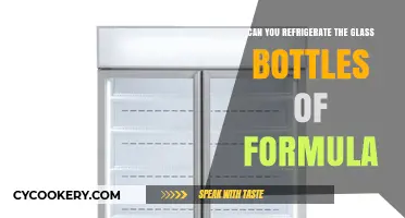 Refrigerating Glass Bottles of Formula: Safety Tips and Best Practices