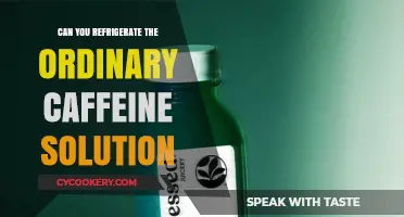 Refrigerating The Ordinary Caffeine Solution: Best Practices and Tips