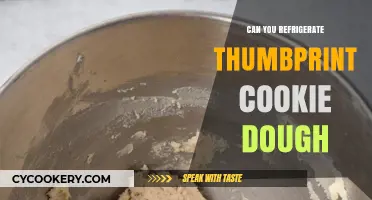 Refrigerating Thumbprint Cookie Dough: Tips for Perfect Storage and Baking