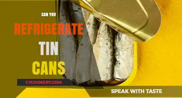 Refrigerating Tin Cans: Best Practices for Food Safety and Storage