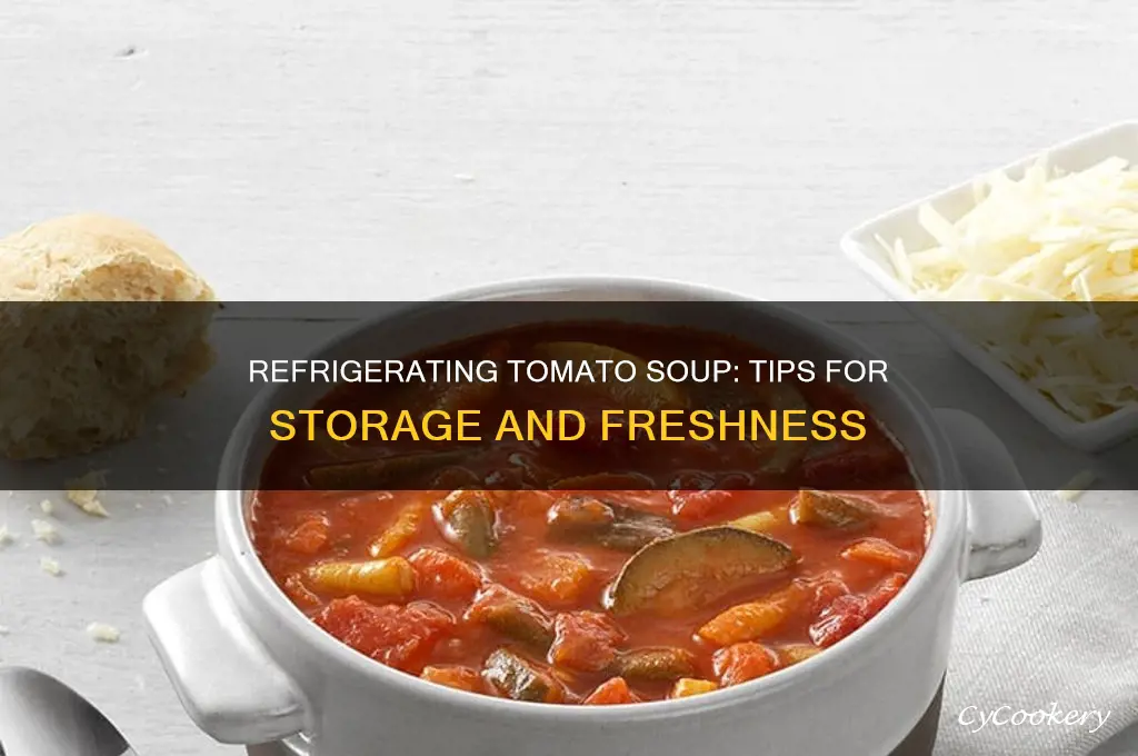 can you refrigerate tomato soup