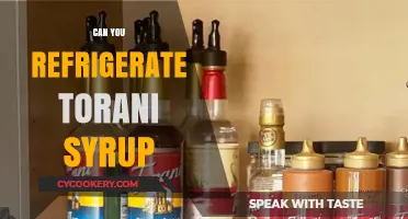 Refrigerating Torani Syrup: Best Practices for Storage and Freshness