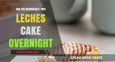 Refrigerating Tres Leches Cake Overnight: Tips for Perfect Storage