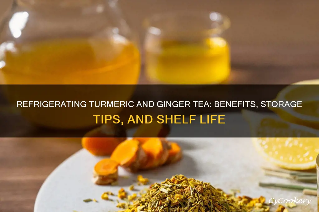 can you refrigerate tumeric and ginger tea