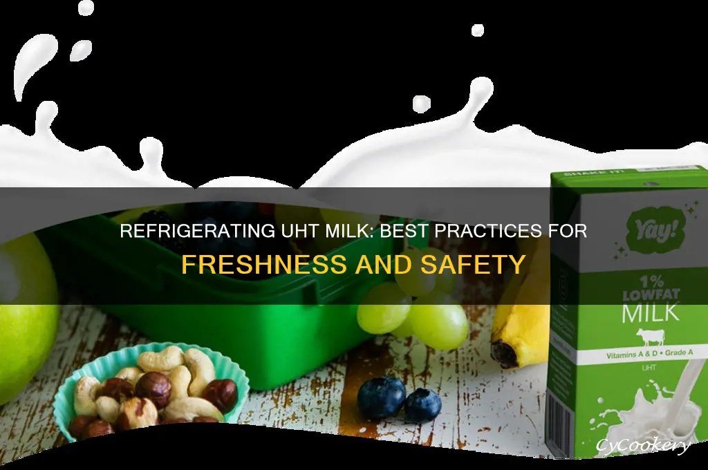 can you refrigerate uht milk