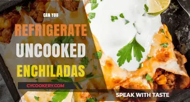 Refrigerating Uncooked Enchiladas: Tips for Freshness and Flavor Preservation