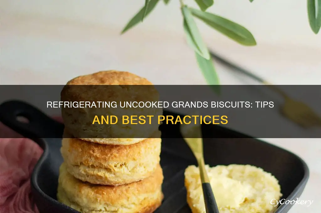 can you refrigerate uncooked grands biscuits