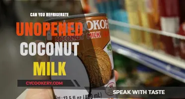 Refrigerating Unopened Coconut Milk: Best Practices for Freshness and Quality