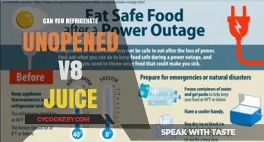 Refrigerating Unopened V8 Juice: Best Practices for Freshness and Taste