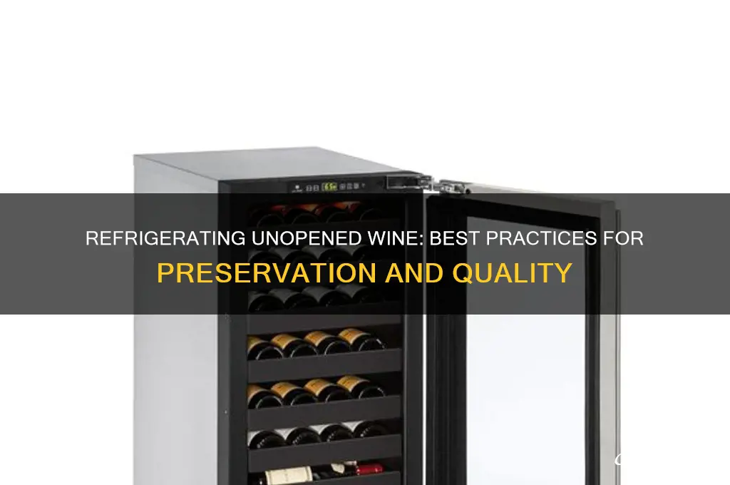 can you refrigerate unopened wine