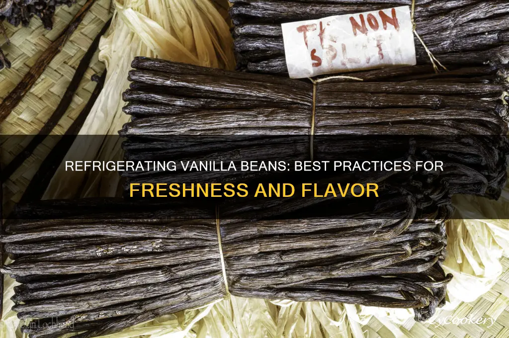can you refrigerate vanilla bean