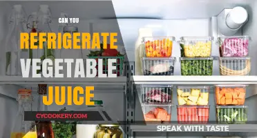 Refrigerating Vegetable Juice: Best Practices for Freshness and Safety