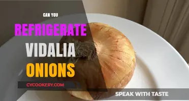 Refrigerating Vidalia Onions: Best Practices for Freshness and Flavor