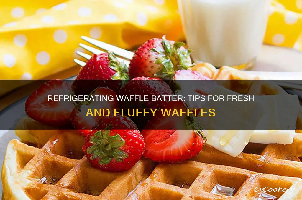 can you refrigerate waffle batter