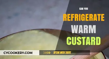 Refrigerating Warm Custard: Best Practices for Safe Storage and Enjoyment
