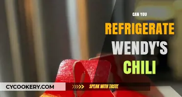 Refrigerating Wendy's Chili: Tips for Safe Storage and Reheating