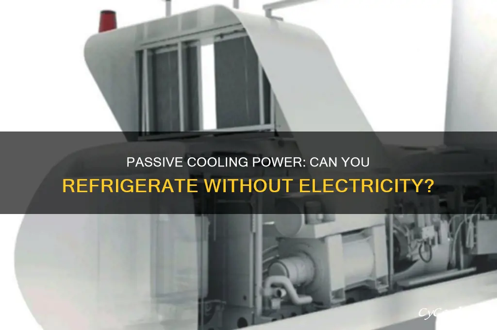 can you refrigerate with passive coolers