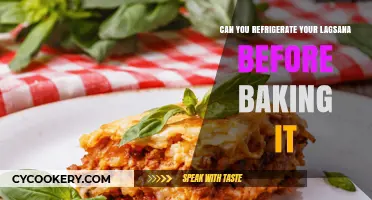 Refrigerating Lasagna Before Baking: Tips for Perfect Results