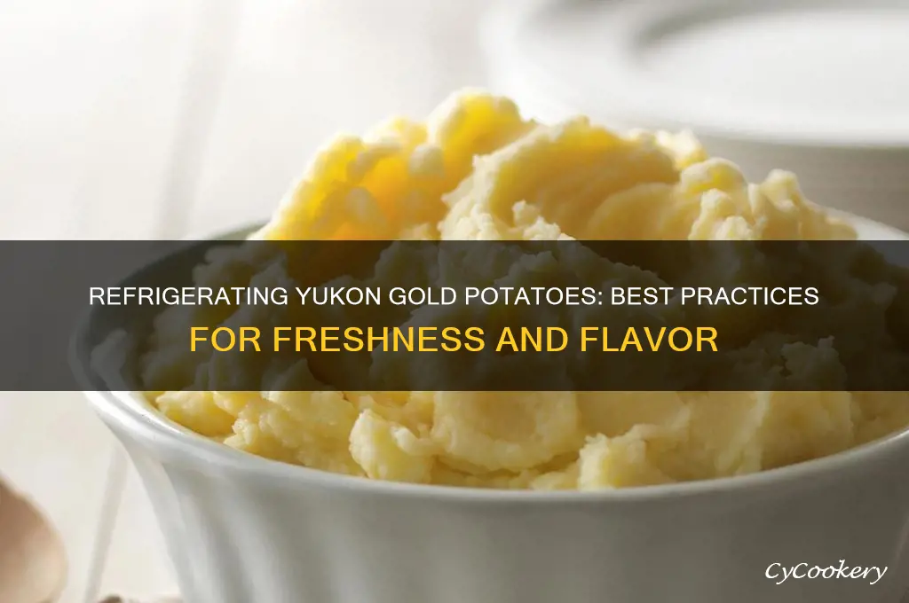 can you refrigerate yukon gold potatoes