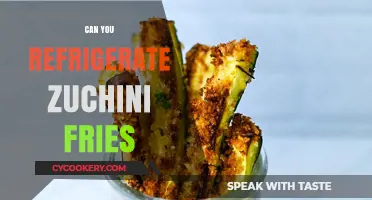 Refrigerating Zucchini Fries: Tips for Storage and Freshness