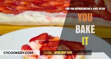 Refrigerating Baked Cakes: Best Practices for Freshness and Storage