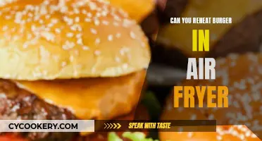 Reheating Burgers: Air Fryer Magic in Minutes