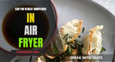 Reheating Dumplings: Air Fryer Magic in Minutes