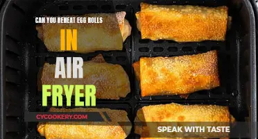 Reheating Egg Rolls: Air Fryer Method