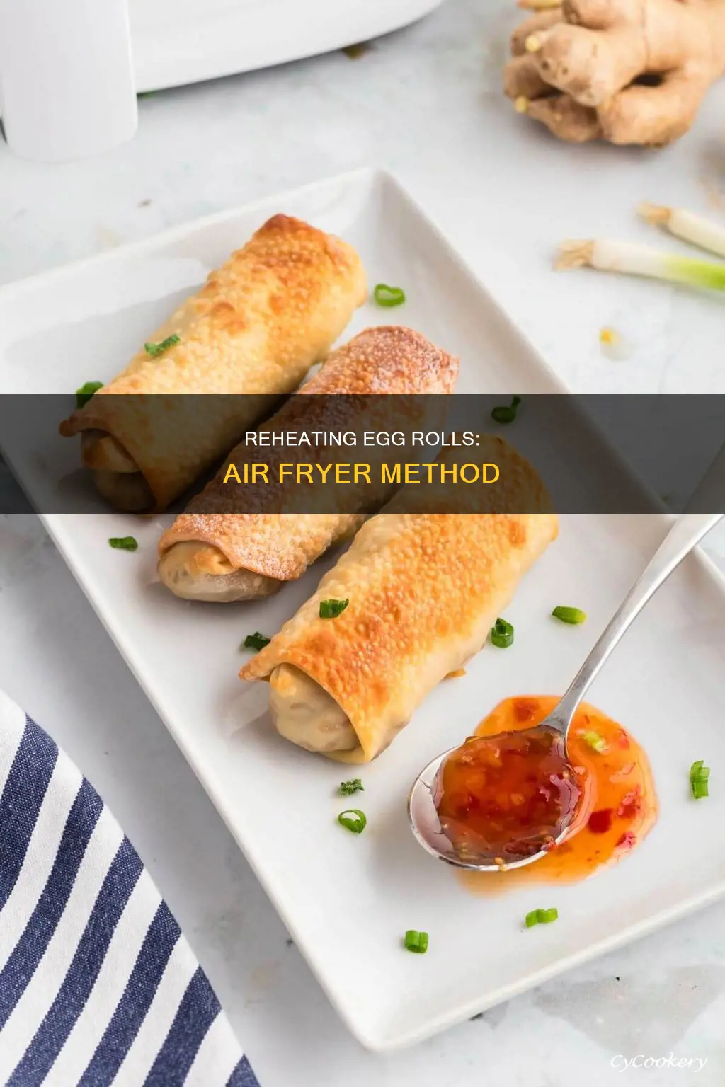 can you reheat egg rolls in air fryer