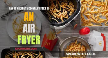 Reheating McDonald's Fries: Air Fryer Method