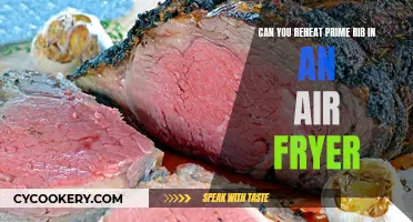 Reheating Prime Rib: Air Fryer Magic