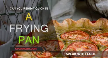 Reheating Quiche: Frying Pan Method