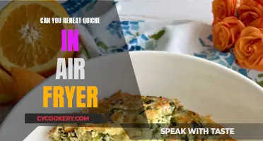 Reheating Quiche: Air Fryer Magic