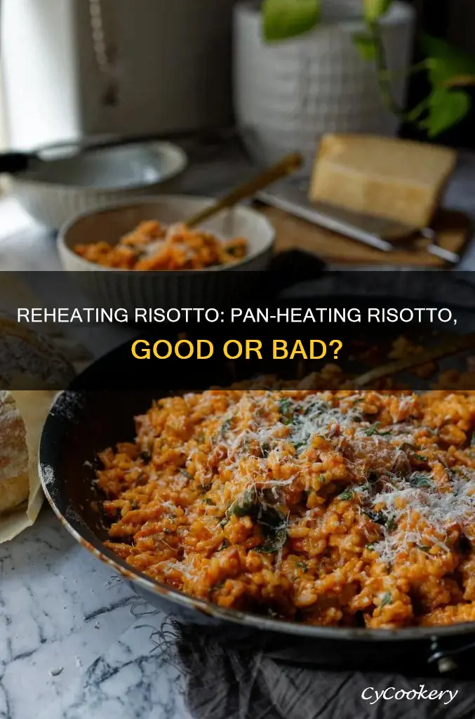 can you reheat risotto in a pan