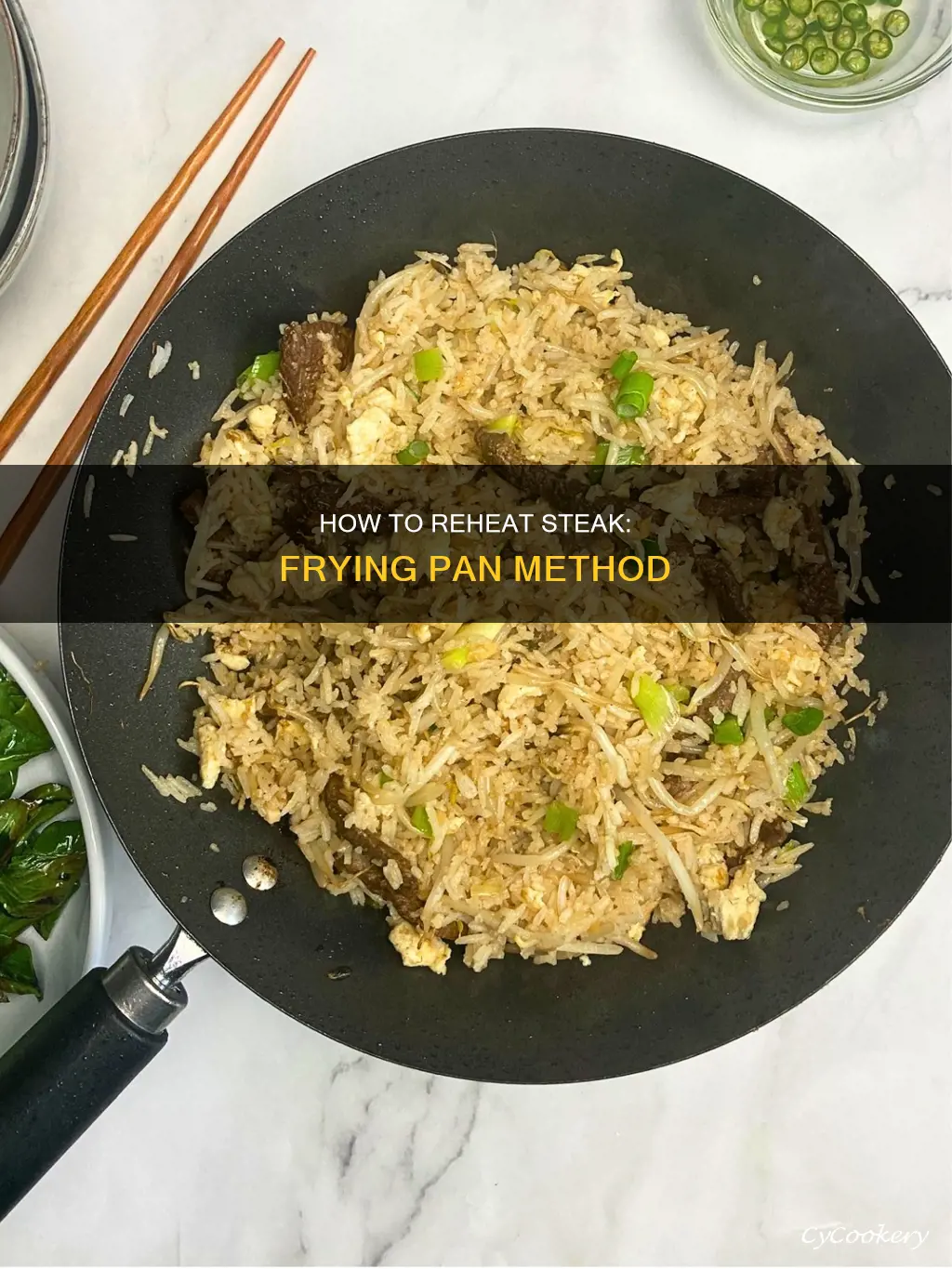 can you reheat steak in a frying pan