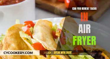 Reheating Tacos: Air Fryer Magic in Minutes