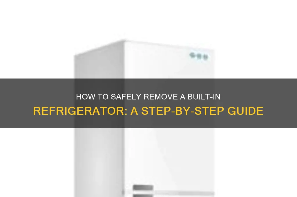 can you remove a built in refrigerator