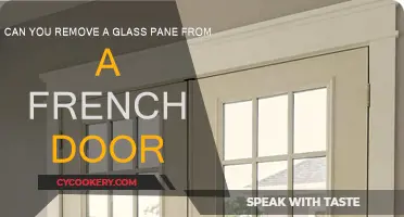 How to Remove Glass Panes from French Doors