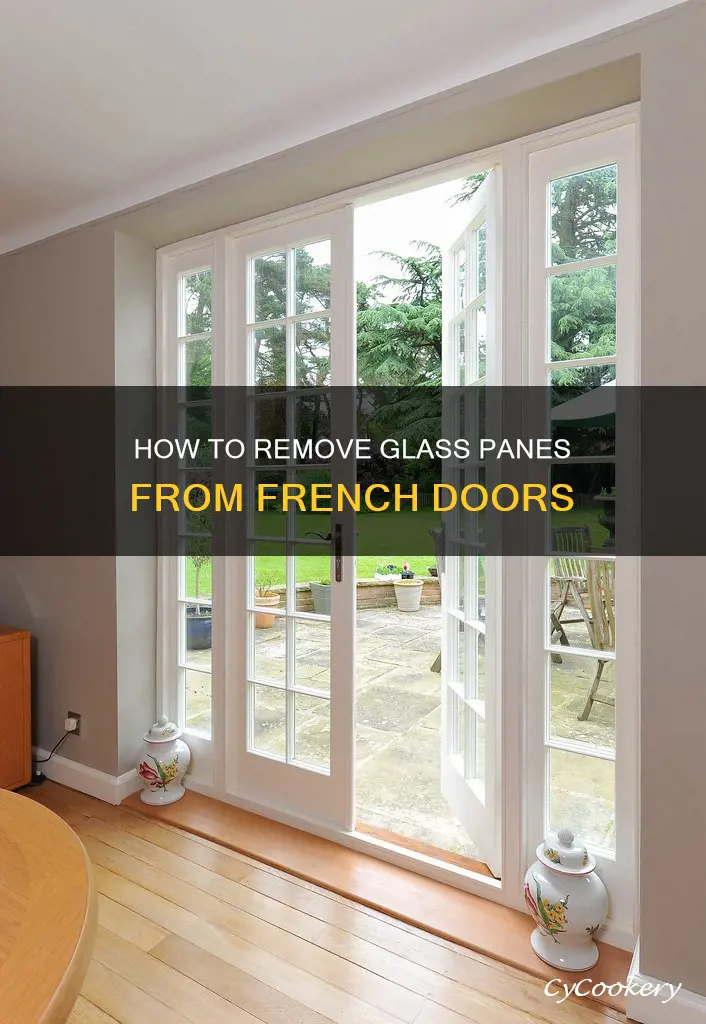 can you remove a glass pane from a french door
