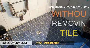 How to Remove a Shower Pan Without Tiling Again