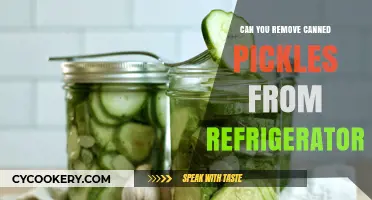 Storing Canned Pickles: Do They Need Refrigeration After Opening?