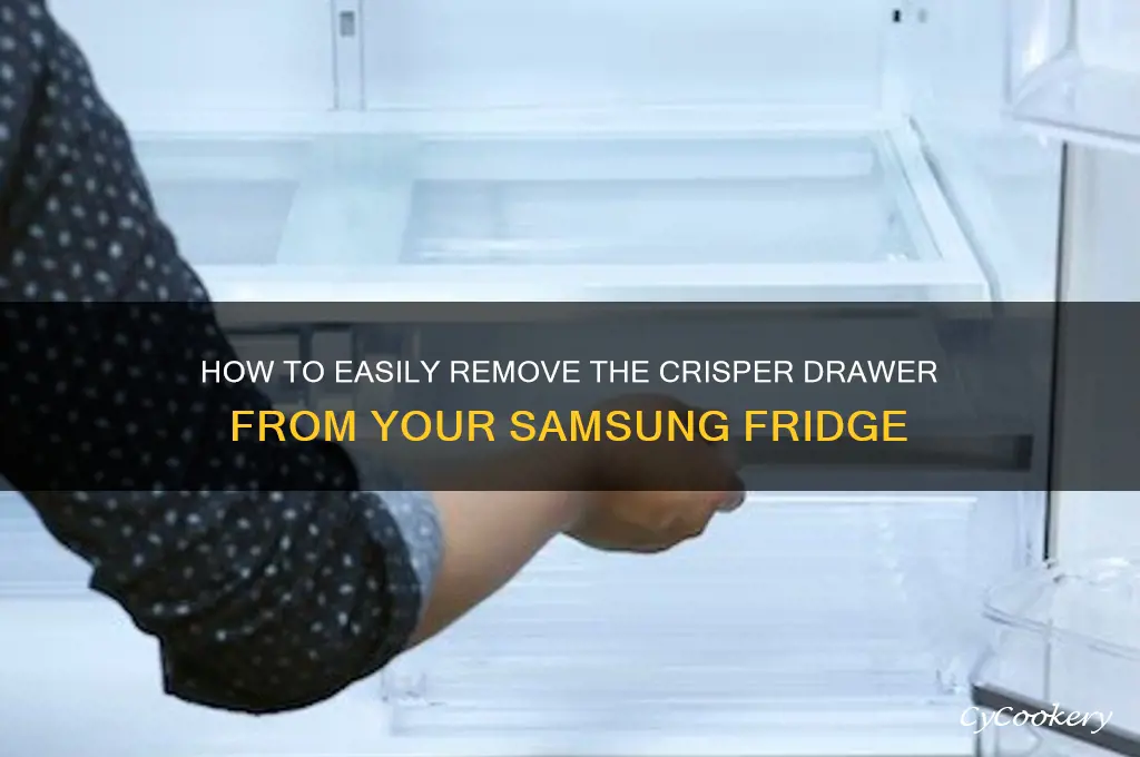 can you remove crisper drawer from samsung refrigerator