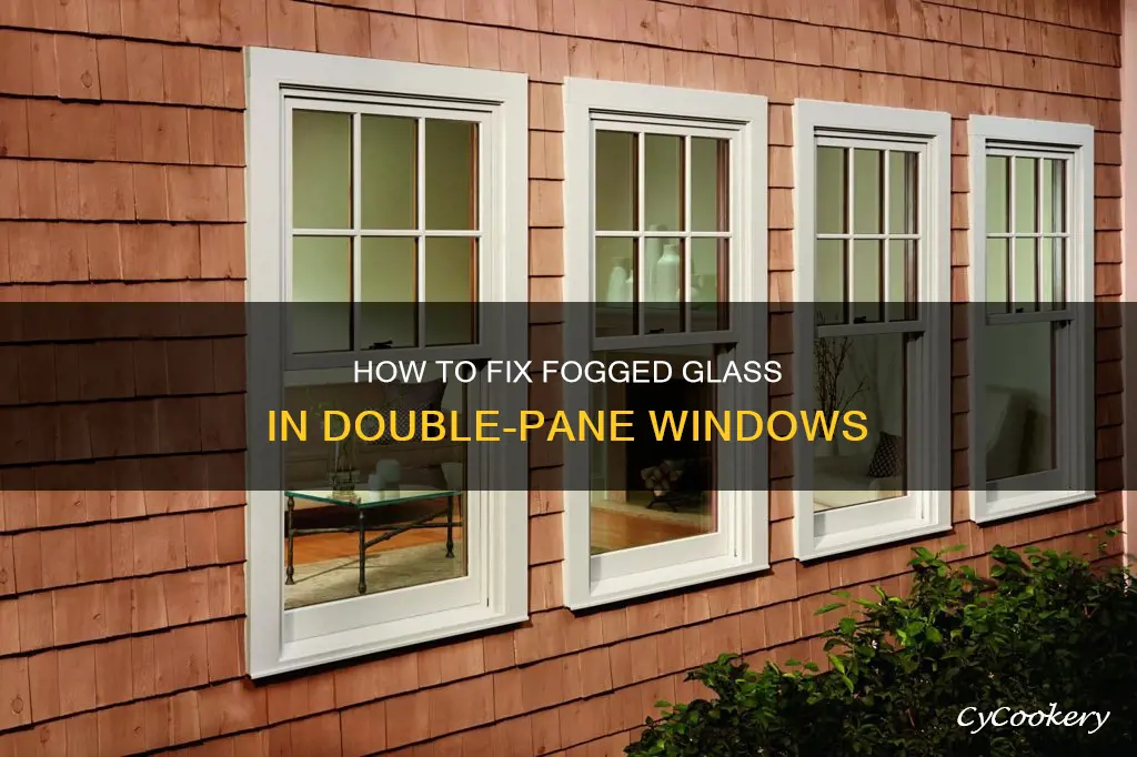 can you remove fogged glass in double pane window