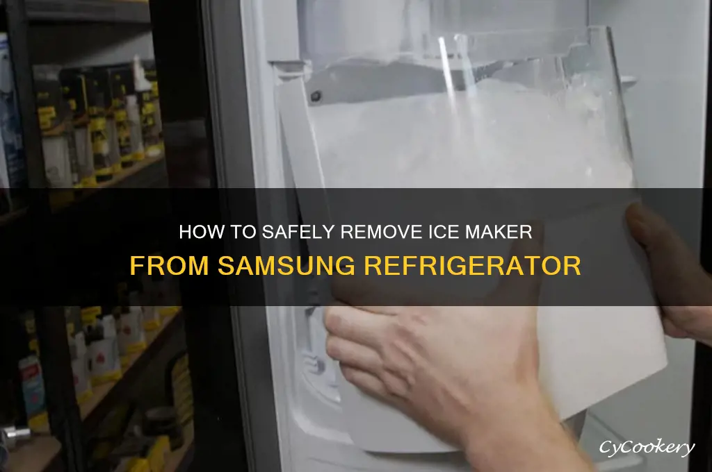 can you remove ice maker from samsung refrigerator