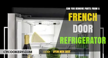 Removing Parts from a French Door Refrigerator: A Step-by-Step Guide